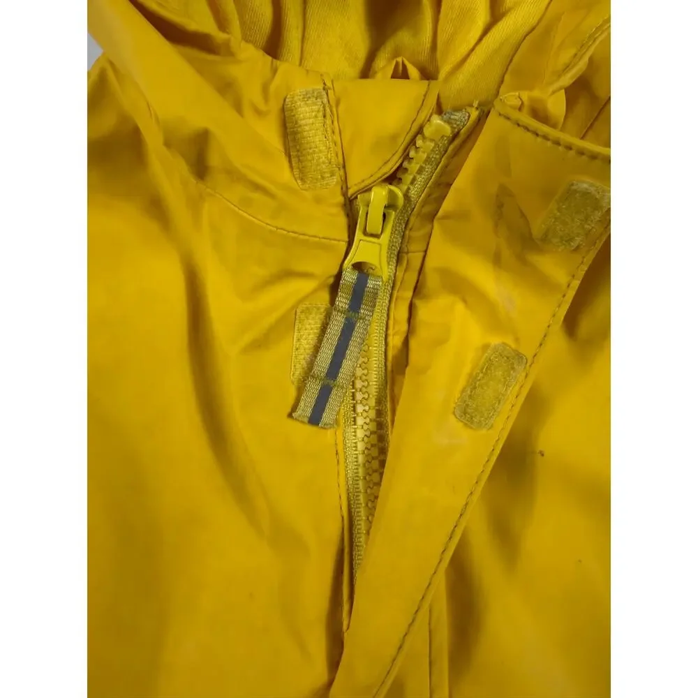 Cat & Jack Yellow Hooded Rain Jacket Toddler size 2